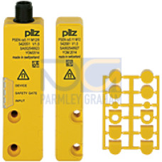 RFiD safety switch, 2 safe SC outputs, 8-pin M12 male connector,IP67, 4 actuation directions, typ. operating distance (square) 11 mm,Sao= 8 mm, Sar = 20 mm, PU = 1 piece fully coded switch with actuat