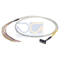 Connection cable, 20-pole, Pluggable connector per DIN 41651