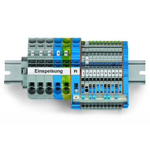 TOPJOB&reg; S subdistribution board set, with operating slots