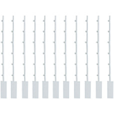 Marker for potentials in the base module, white Delivery scope: 10 x 6 pieces, packaged in reclosable poly bag with reference label.