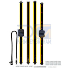 Set of light curtain, bracket and Muting arm T-type in accordance with DIN EN 61496, type 4, 800 mm Supply voltage 24 V, connector M12.