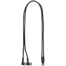 Accessories PSENopt, Y-cable with connector straight M12 for PSEN op4B-T /S/L light guard