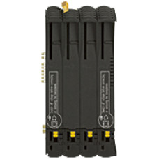 PSS u2, accessories, module carrier, for electronic modules, 4 slots, width 50.1 mm, height 107 mm, note the mounting distances.