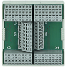 Multiple interface for connection of up to 8 safety switches  with OSSD, cage clamps