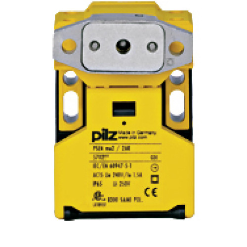 Mechanical safety switch, with radius actuator, contacts: 1 N/C.