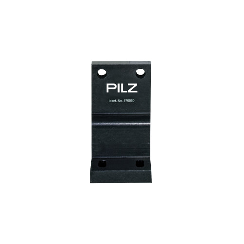Mounting bracket for swing gates and folding gates, suitable for thesafety guard locking devices PSENslock and PSENslock2
