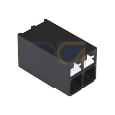 SMD PCB terminal block, push-button, 1.5 mm&sup2;, black