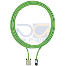 Feedback cable for EnDat 2.2 Cable assembled on both sides connector Sub-D15 <(><<)>> circular connector 12-pin "SpringTec" con.15 suitable for all PMC amplifiers (DD5, protegoD) and motors PMCtendo S