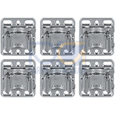 Expanded mounting kit with 3 degrees of freedom for fixing the light curtain series PSEN opII, 3-part.