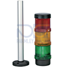 PITsign indicator light unit red, yellow, green including LED, mountingfoot,conduit pipe (250 mm), UB = 24 V DC, protection type housing: IP65, tosignalvarious operating or plant statuses.