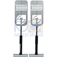Adjustment templates to position between the upper and lower tool. To align PSENvip during installation and tool change.