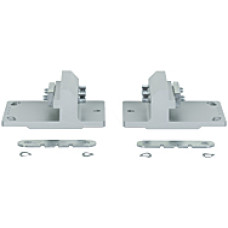 Set of mounting plates for transmitter PSENvip E and receiver PSENvip R.