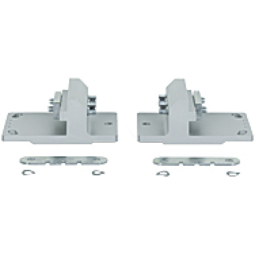 Set of mounting plates for transmitter PSENvip E and receiver PSENvip R.