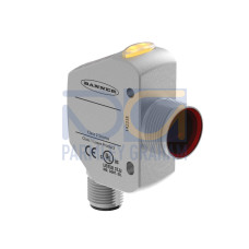 Q4X Series: Laser Adjustable Field, Range: 600, Input 12-30 V dc, Output: Analog: 4-20 mA, 5-pin M12 Integral QD