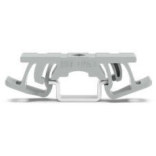 Mounting foot, for DIN-15 rail, can be snapped on terminal blocks with snap-in mounting foot, 6.5 mm