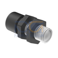 Opposed Fiber Lens for Longer Range, Accepts 2.2 Outer diameter Fiber Jacket, M8 x 1.0 Threaded Acrylic Lens