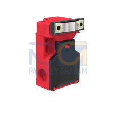 Flat Pack Switch: In-line, Actuator Position: Front Top or Back, Contact Configuration: 1 NC/1 NO, Dimensions: 90 x 52 x 33, Plastic Housing