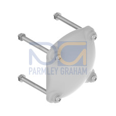 Accessory: Weather Cover QT50R, Weather Cover QT50R, Polycarbonate, Hydrophobic Coating