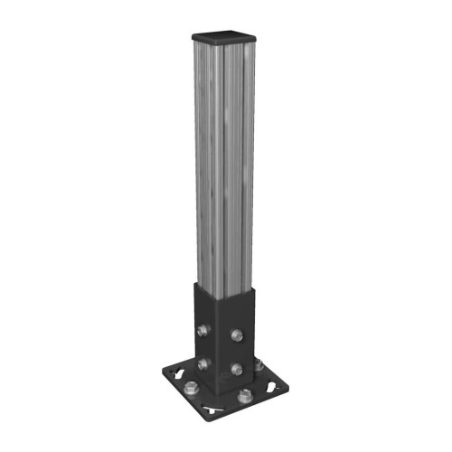 Stands for Mirrors & Sensors, Brackets Outward: Length 100-200 (4-8 in), Stand Height: 600 (24 in), Includes: Base Pole and Hardware for attachment
