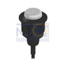 S22 Daylight Visible EZ-Light High Intensity 22 1-Color, Voltage: 9-30 V dc, Environmental Rating: IP67, Color: Green, Input: PNP, 150 (6 in) 4-pin M12 PVC Pigtail QD