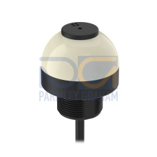 K50 Pro Series: 7-color RGB Audible Indicator, Voltage: 10-30 V dc, Housing: Polycarbonate, IP50, Tone: Loud Steady, Input: Bimodal, Colors: Multicolor, 150 (6 in) 5-pin M12 PVC Pigtail QD