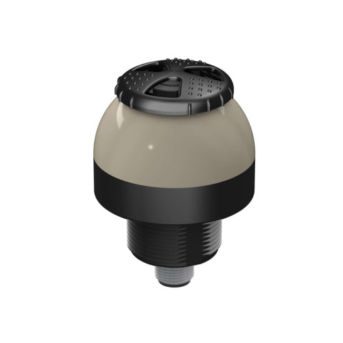 K50 Series EZ-LIGHT: 3-Color Staccato Audible Indicator, Voltage: 12-30 V dc, Housing: Polycarbonate, IP67, Tone: Loud, Input: PNP, Colors: Green Yellow Red, 5-pin M12 Integral QD