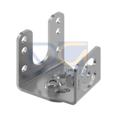 Bracket: For Use with WLC60, Swivel Right-Angle Mount, Pair of Two Swivel Right-Angle Brackets, 300 Series Stainless Steel (Hardware Included)