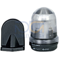 PITsign muting lamp including incandescent lamp and wall mounting, UB =24 V DC/ 5 W / 300 mA, protection type housing: IP65, diameter: 100 mm, height:138.5 mm, signal lamp for muting mode.
