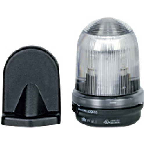 PITsign muting lamp including incandescent lamp and wall mounting, UB =24 V DC/ 5 W / 300 mA, protection type housing: IP65, diameter: 100 mm, height:138.5 mm, signal lamp for muting mode.