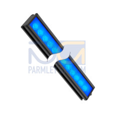Vision Light - 870 Linear Array - IP50, 36 High Intensity Blue LEDs - 24 V dc, Clear Plastic Window, Requires Cable MQDC20-xxx