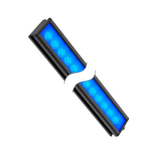 Vision Light - 870 Linear Array - IP50, 36 High Intensity Blue LEDs - 24 V dc, Clear Plastic Window, Requires Cable MQDC20-xxx