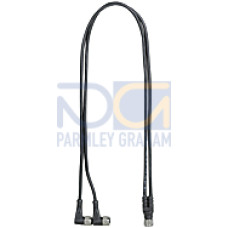 Accessories PSENopt, Y-cable with connector straight M12 for PSEN op4B-T/S/Llight guard