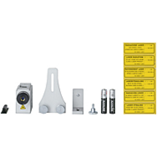 Laser orientation aid.