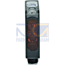 Reflected light sensor with N/O / N/C outputs for use as a mutingsensor,supply voltage 24 V, connector M12, 4-pin. Please notethat a reflector (630323) must be ordered separately.
