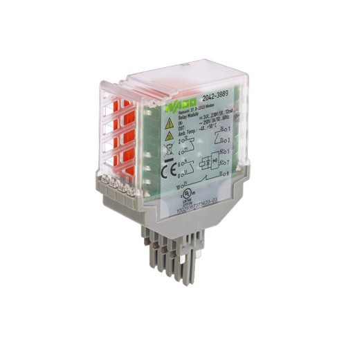 Relay module, Nominal input voltage: 24  230 V AC/DC, 2 break and 2 make contacts
