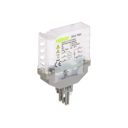 Solid-state relay module, Nominal input voltage: 24 VDC, Output voltage range: 16.8  30 VDC