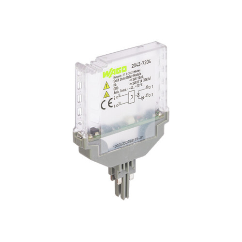 Solid-state relay module, Nominal input voltage: 24 VDC, Output voltage range: 3  60 VDC