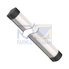 WLB92 Work Light Bar, 0-10 V dc Analog Dimming, Length: 1100, Voltage: 100-277 V ac, Environmental Rating: IP40, Color: Green, Cascadable, Conduit Openings - No Power cord, Diffuse window