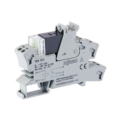 Relay module, Nominal input voltage: 12 VDC, 1 changeover contact