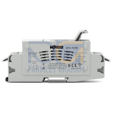 2-conductor fuse holder&nbsp;&nbsp;&nbsp;, with pivoting fuse holder, with test option, light gray