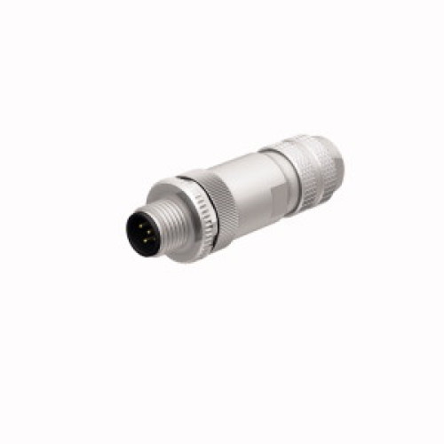 Field-Wireable Connector, Male Connector M12&nbsp;&times;&nbsp;1, Straight