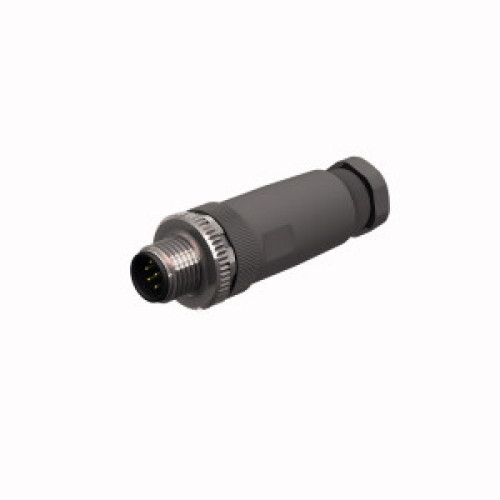 Field-Wireable Connector, Male Connector M12&nbsp;&times;&nbsp;1, Straight