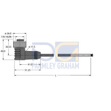 Power Supply Cable, PUR, Connection Cable