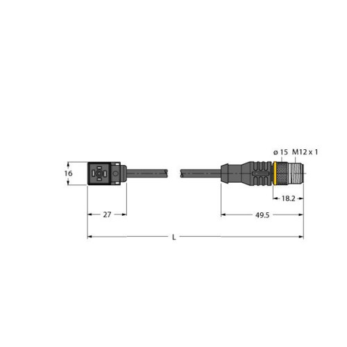 Valve connector C type, Extension Cable