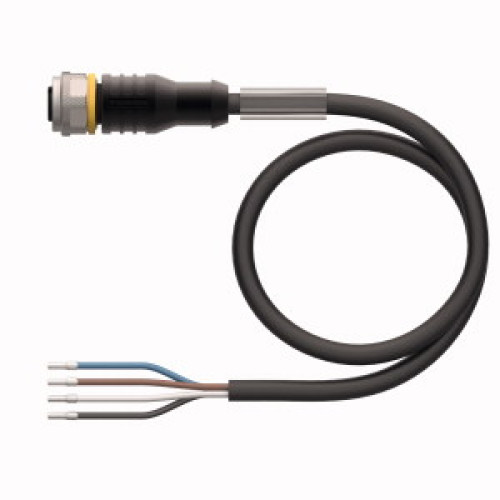 Actuator and Sensor Cable, PVC, Connection Cable, Voltage 250 V