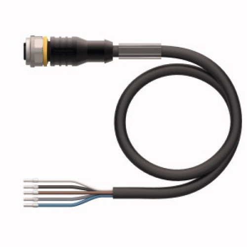 Actuator and Sensor Cable, PVC, Connection Cable, Voltage 60 V