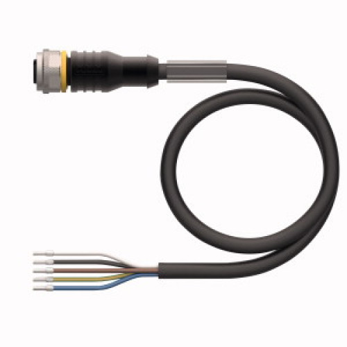 Actuator and Sensor Cable, PVC, Connection Cable, Voltage 60 V
