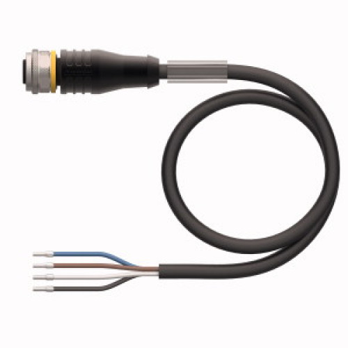 Actuator and Sensor Cable, PVC, Connection Cable, Voltage 250 V