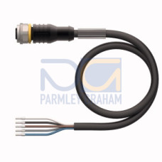 Actuator and Sensor Cable, PVC, Connection Cable, Voltage 60 V