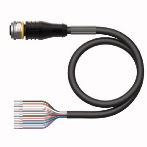 Actuator and Sensor Cable, PVC, Connection Cable, Voltage 30 V